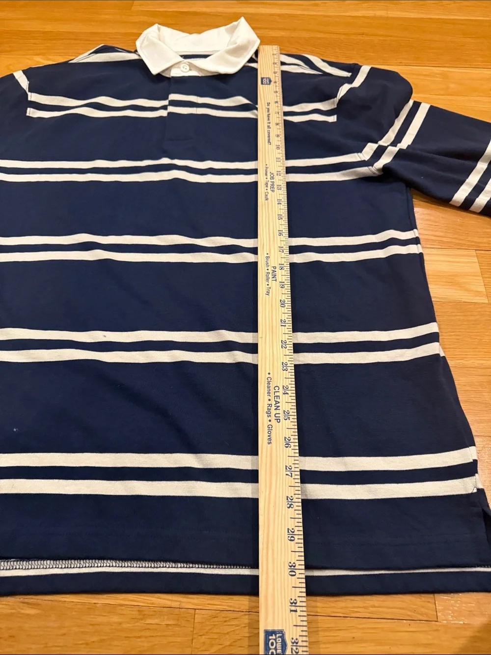 J.Crew polo rugby long sleeve shirt size large.